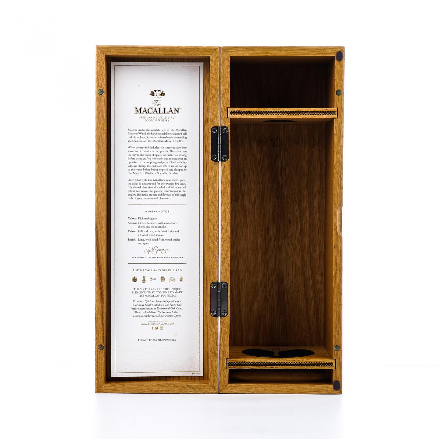 【附X光图】Macallan 麦卡伦 25年 2018 黑腰带 雪莉桶