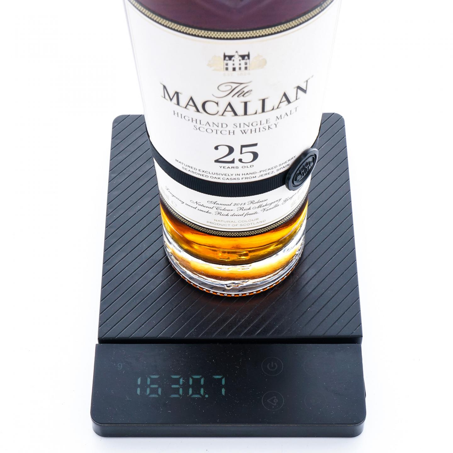 【附X光图】Macallan 麦卡伦 25年 2018 黑腰带 雪莉桶