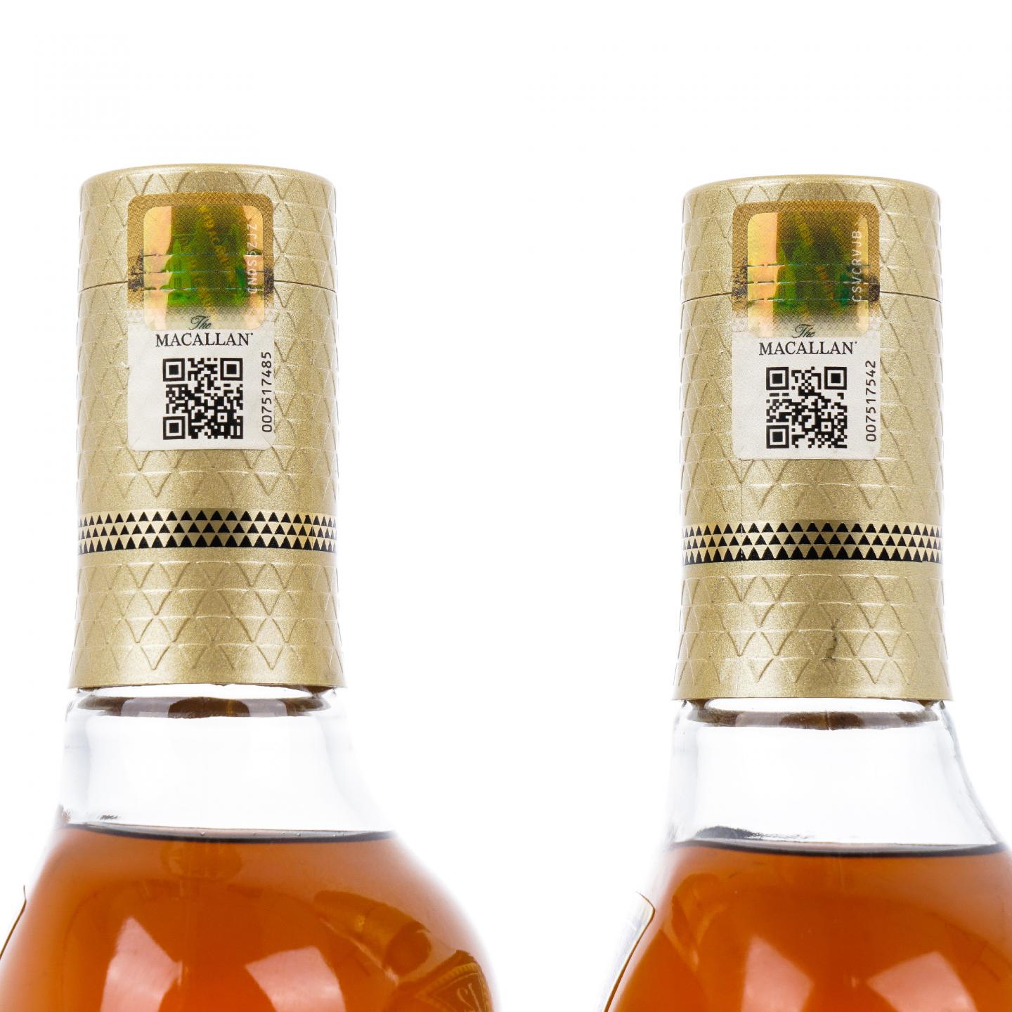 【附X光图】Macallan 麦卡伦 12年 蓝钻Double Cask 中国2019猪年版 2瓶组