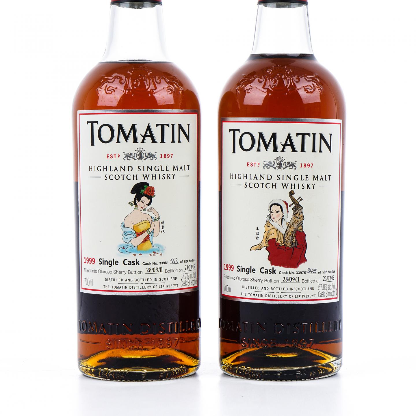 Tomatin 汤马丁 1999四大美人 单桶 4支组