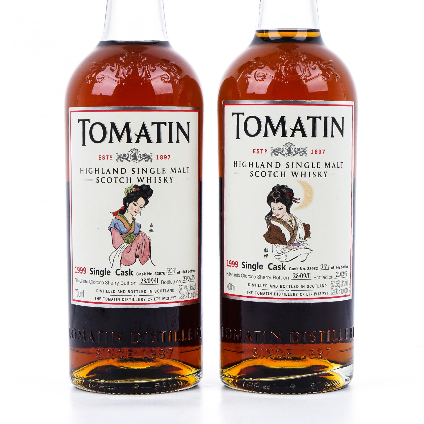 Tomatin 汤马丁 1999四大美人 单桶 4支组