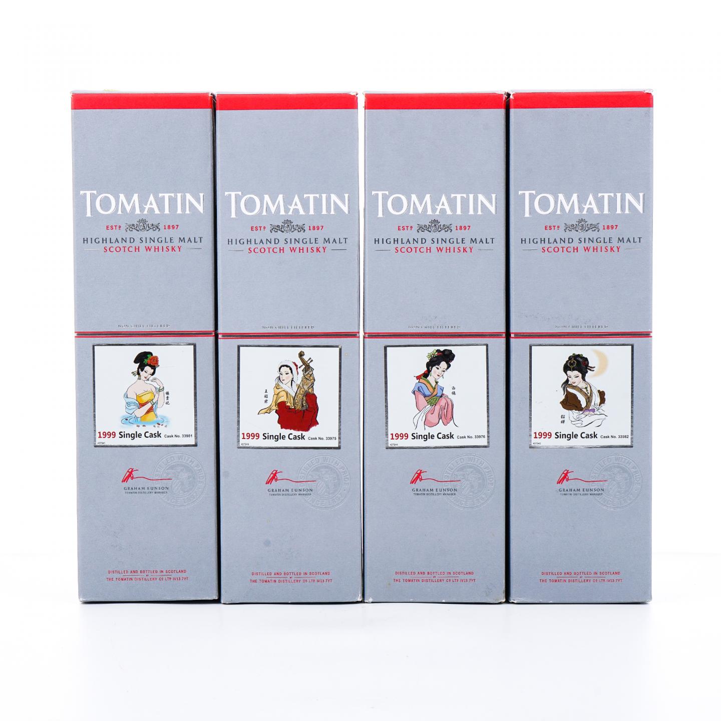 Tomatin 汤马丁 1999四大美人 单桶 4支组