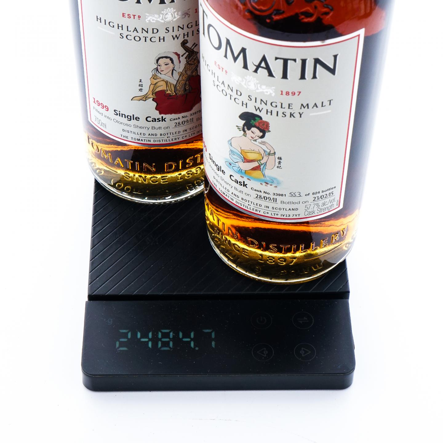 Tomatin 汤马丁 1999四大美人 单桶 4支组