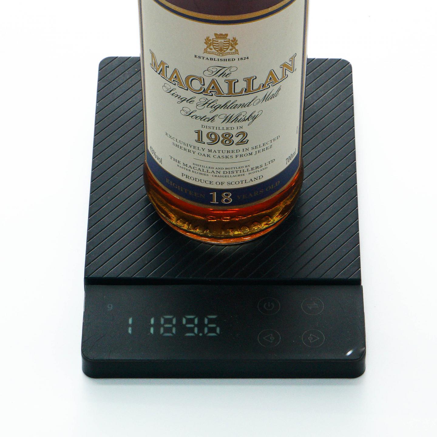 Macallan 麦卡伦 18年 1982 雪莉桶