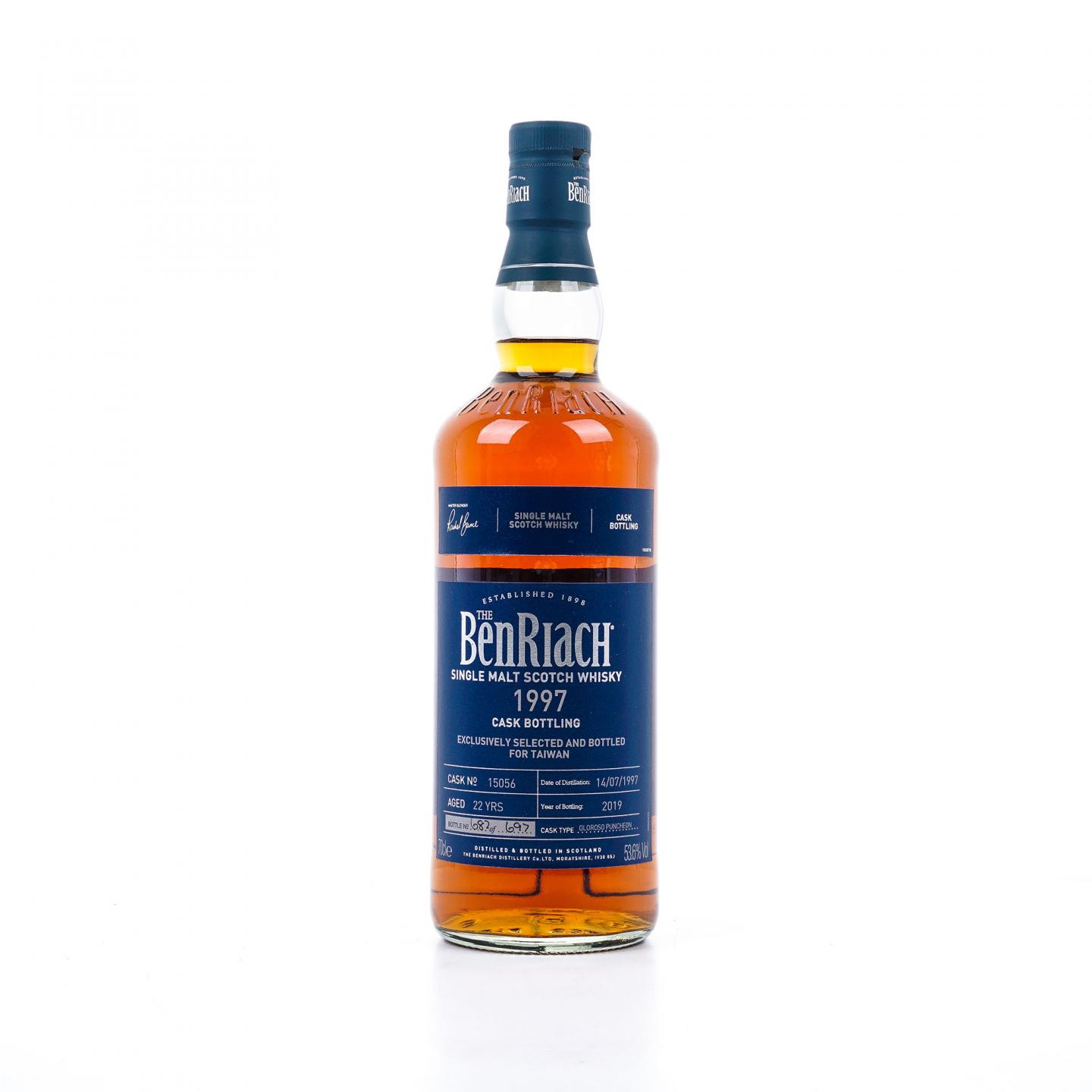 BenRiach 本利亚克 22年 1997-2019 雪莉单桶#15056