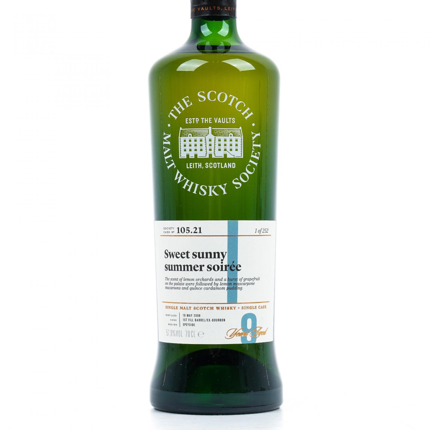 SMWS 105.21 桐摩 9年 2008