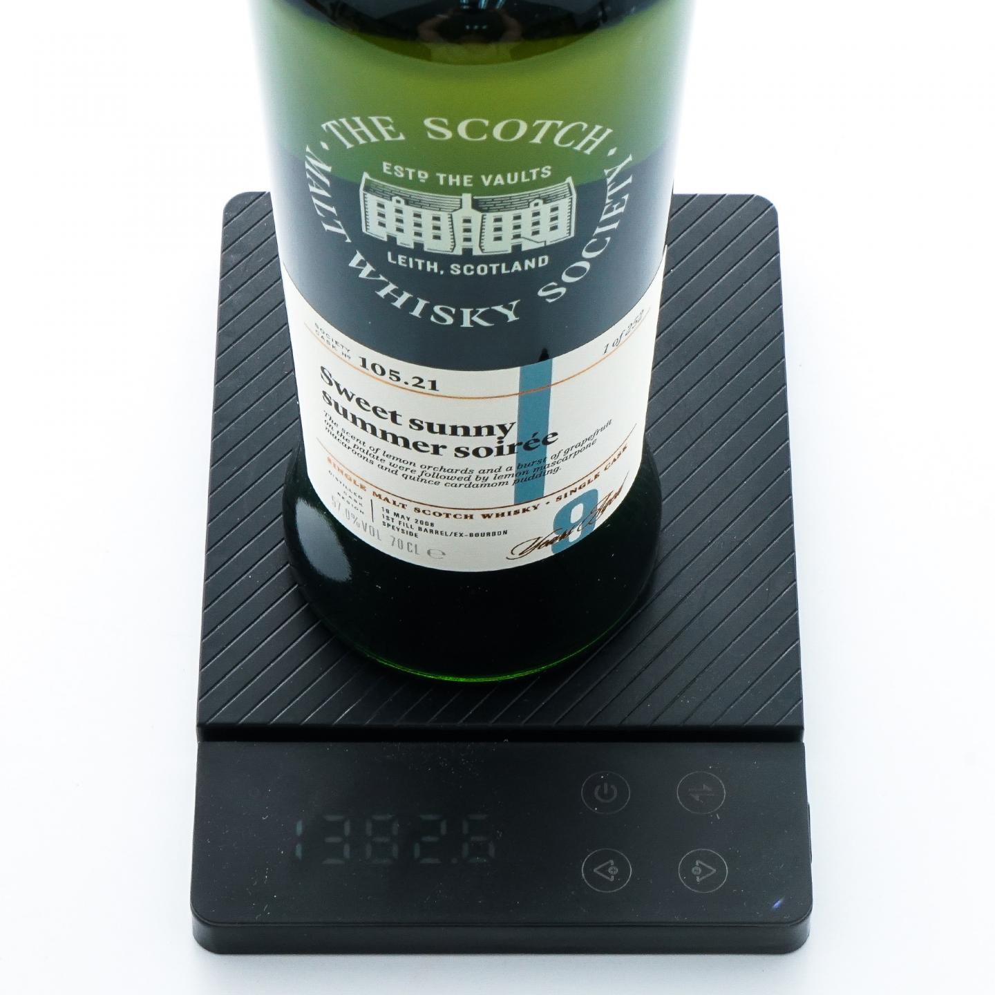 SMWS 105.21 桐摩 9年 2008