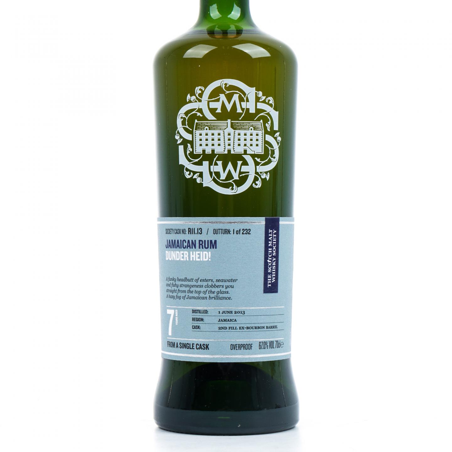 SMWS R11.13 Jamaican 7年 2013 牙买加朗姆酒 行货