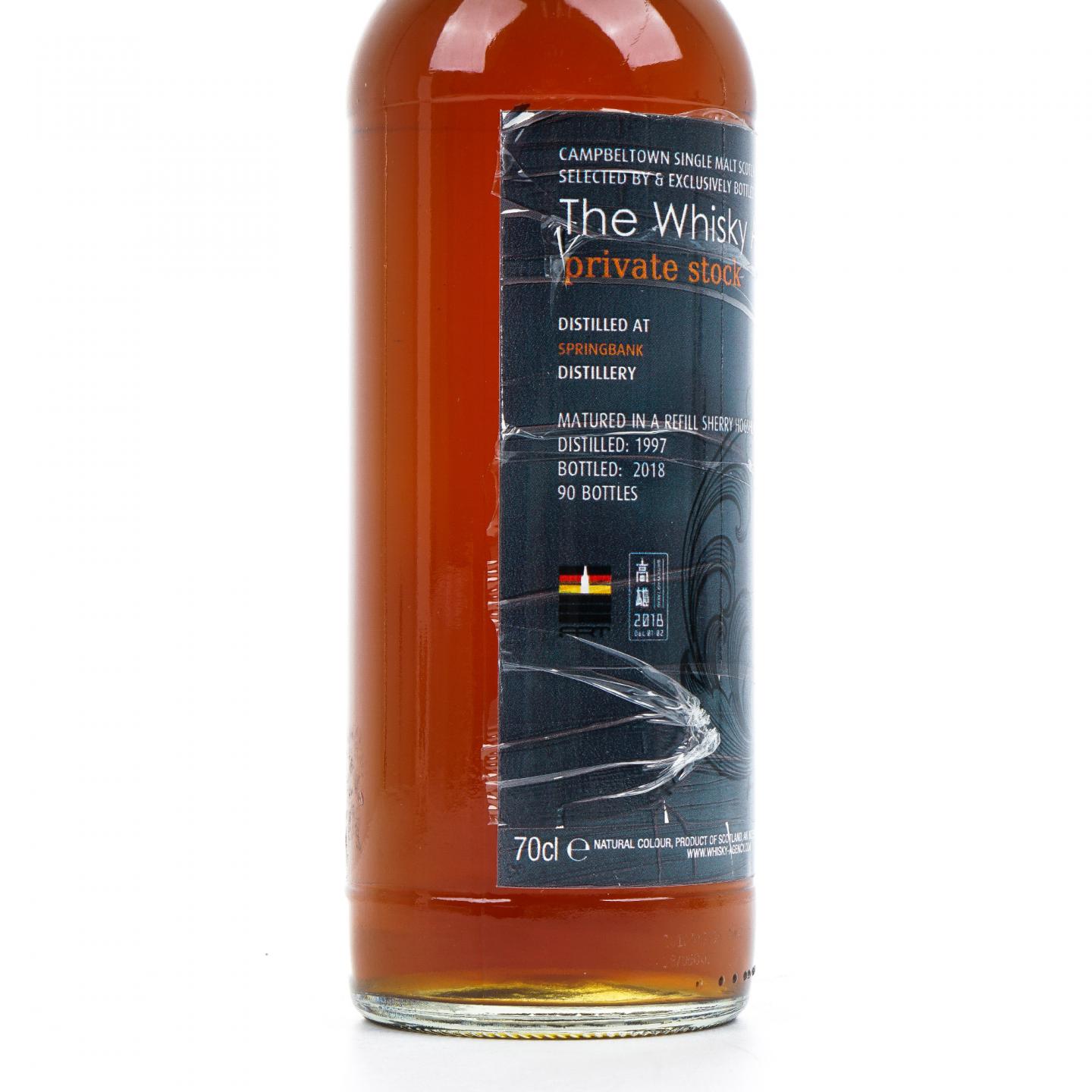 Springbank 云顶 1997-2018 雪莉桶 TWA
