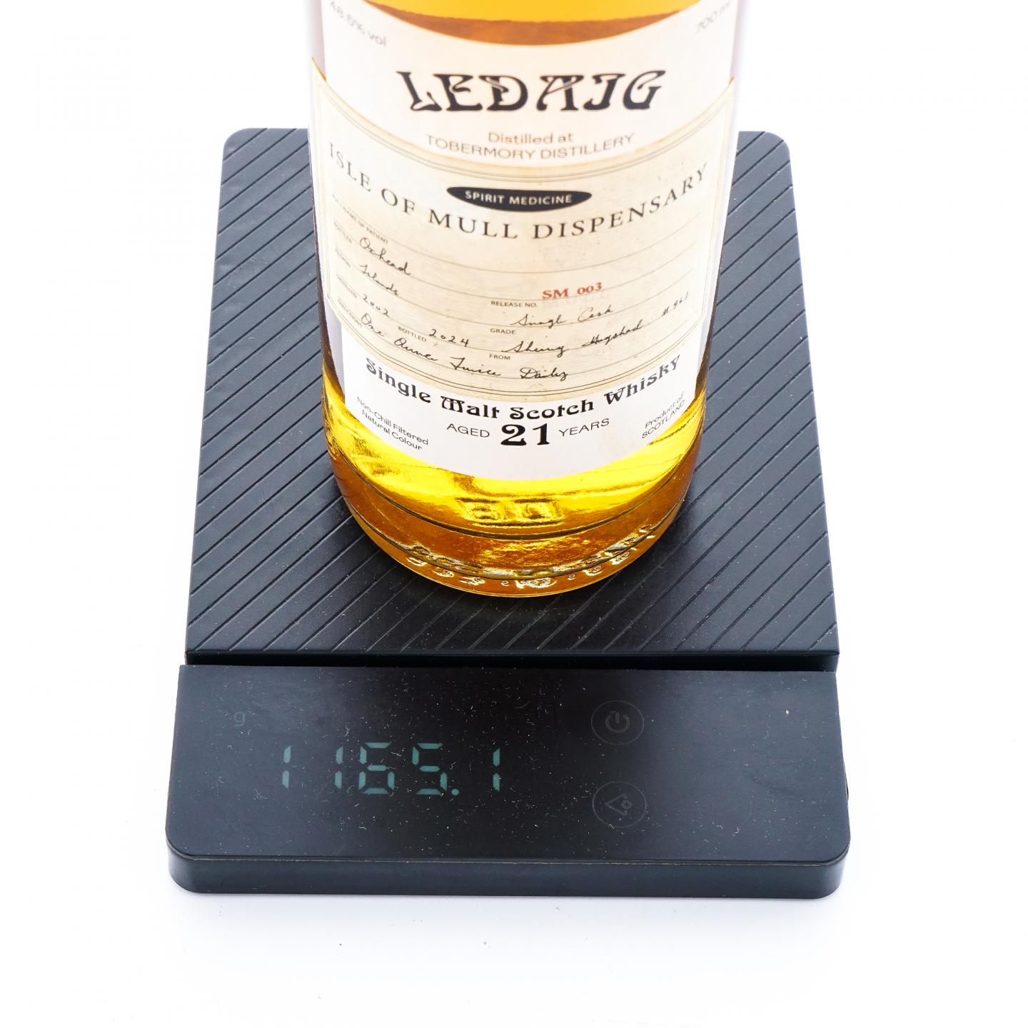 Ledaig 里爵 21年 2002-2024 雪莉桶#961 OXH