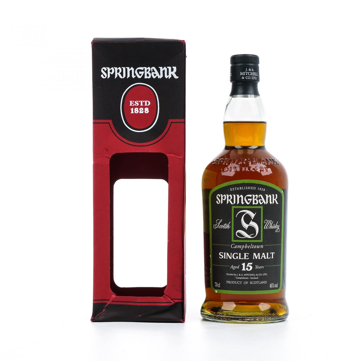 Springbank 云顶 15年 700ml 非原盒