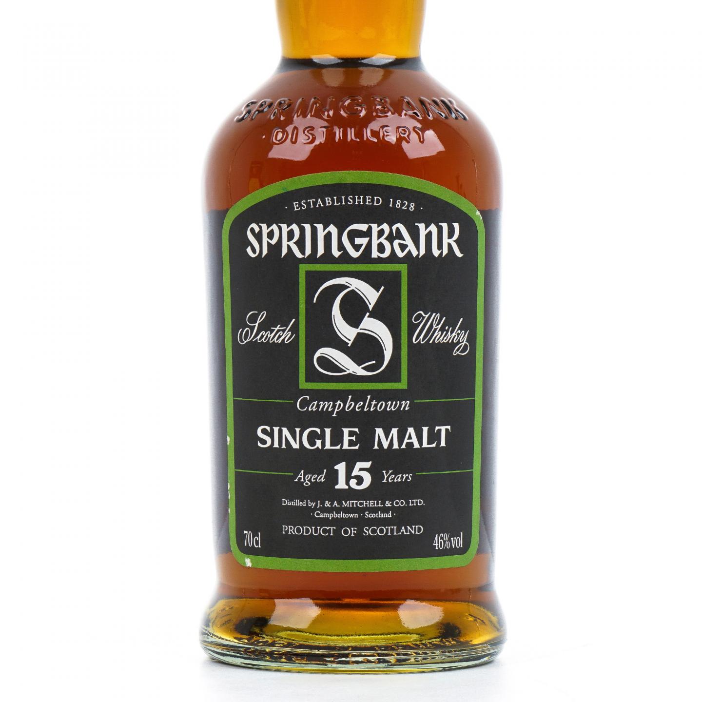 Springbank 云顶 15年 700ml 非原盒