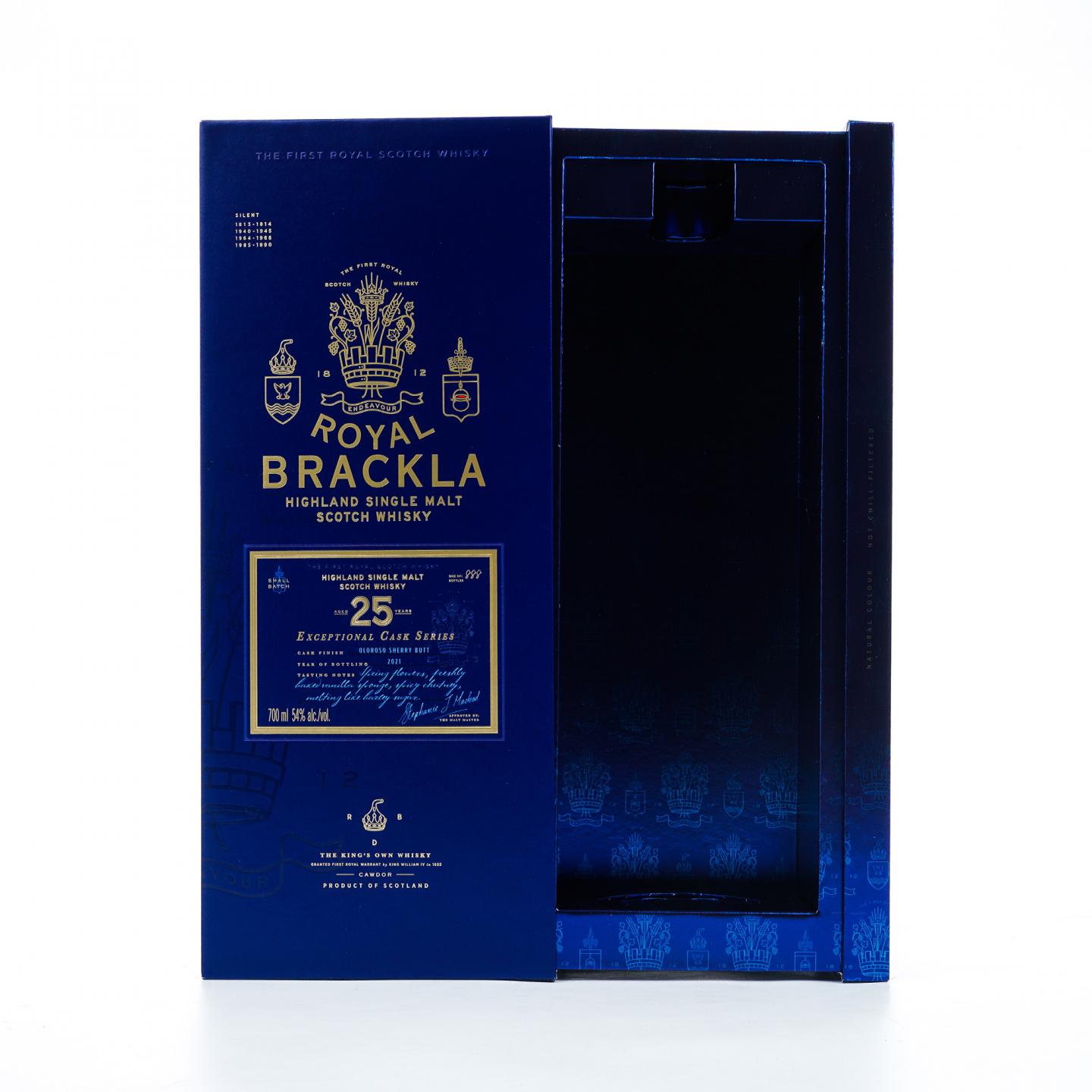 Royal Brackla 皇家布莱克拉 25年 2021 雪莉桶 ECS系列 行货