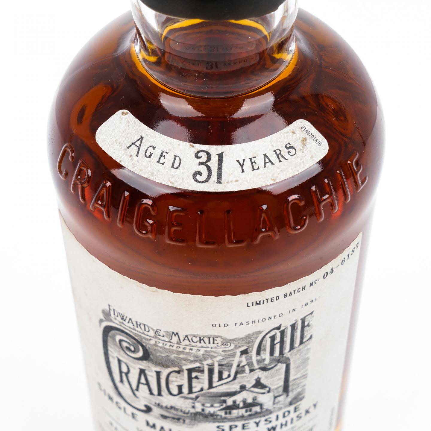 Craigellachie 克莱拉奇 31年 Very Old Reserve 桶强