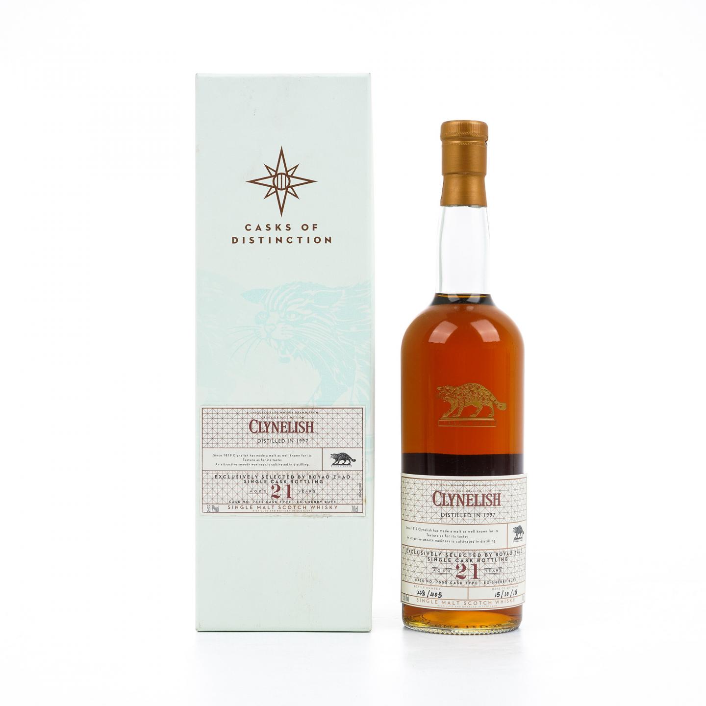 Clynelish 克里尼利基 21年 1997-2018 赵波尧选桶
