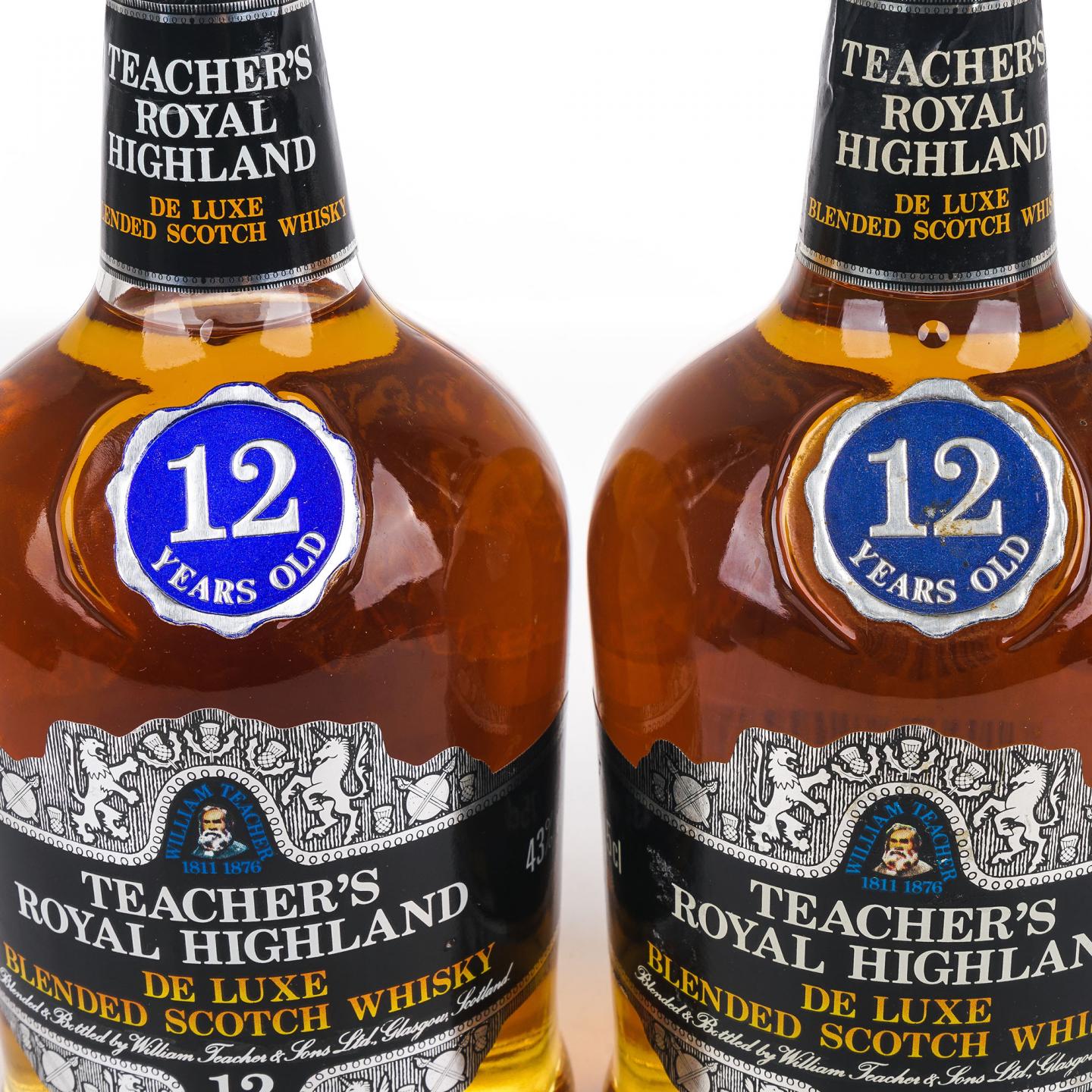 Teacher’s 12年 调和 WT&S 750ml*2