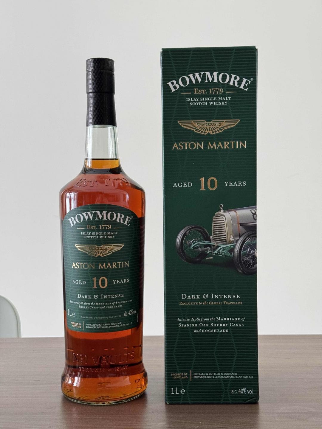 bowmore 波摩10年 阿斯顿马丁1L版