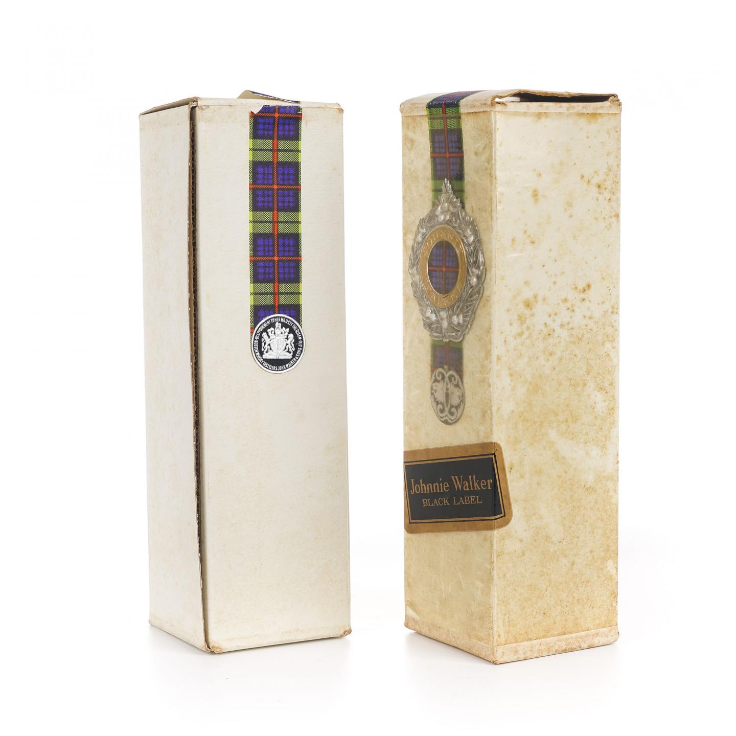 Johnnie Walker 尊尼获加 黑标 皇室徽标 旧版 2支组
