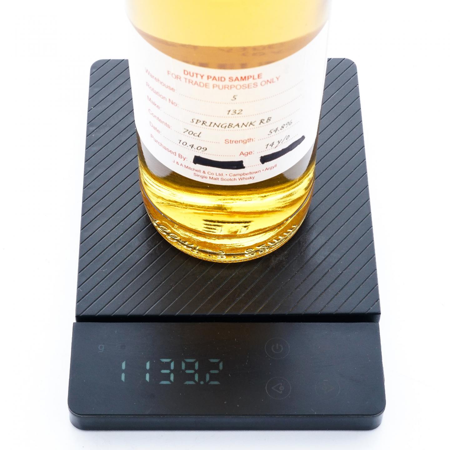 Springbank 云顶 14年 2009 完税瓶