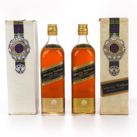 Johnnie Walker 尊尼获加 黑标 皇室徽标 旧版 2支组