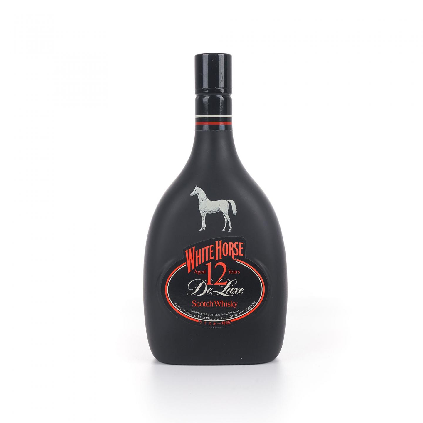 White Horse 白马 12年 1980s 黑瓷瓶 750ml