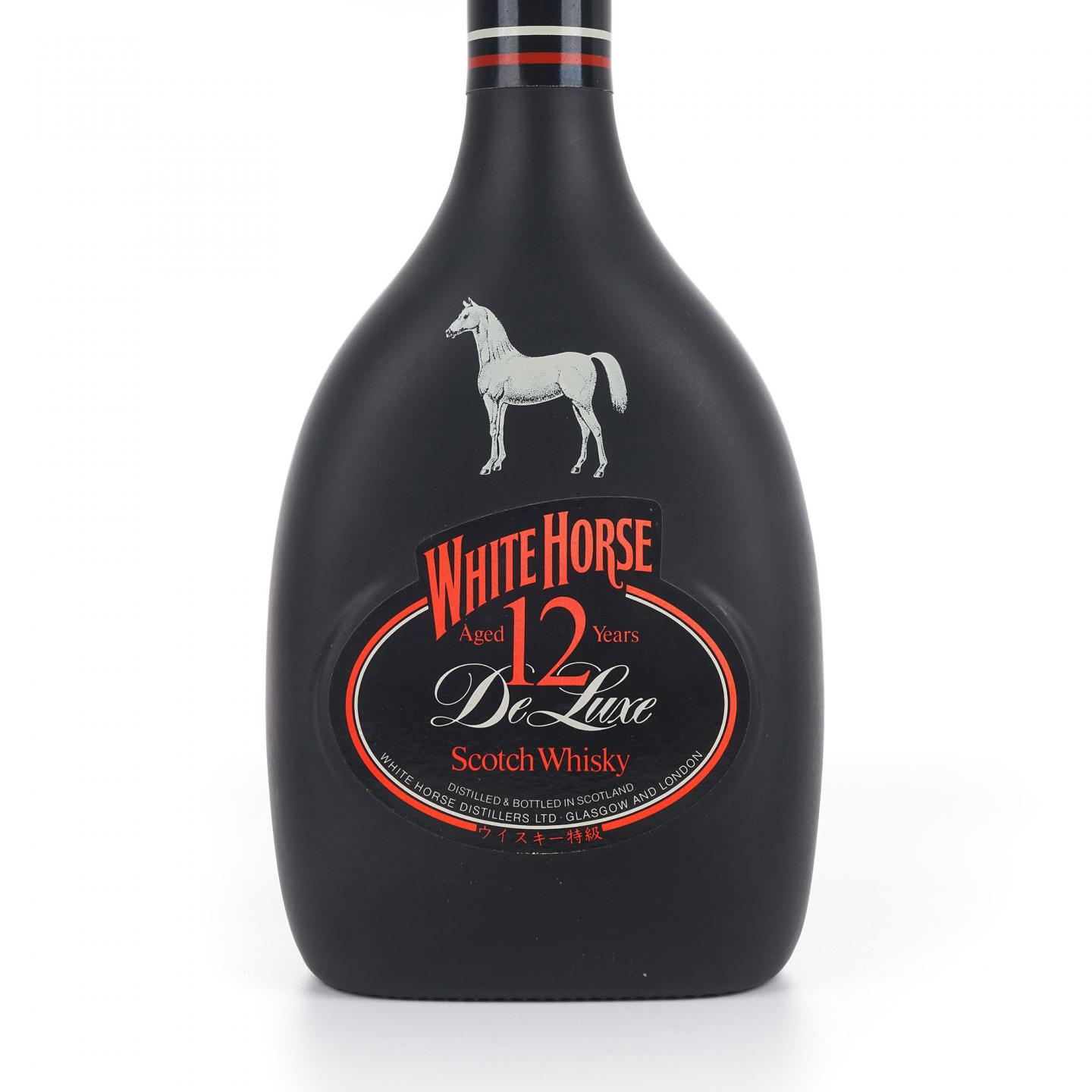 White Horse 白马 12年 1980s 黑瓷瓶 750ml