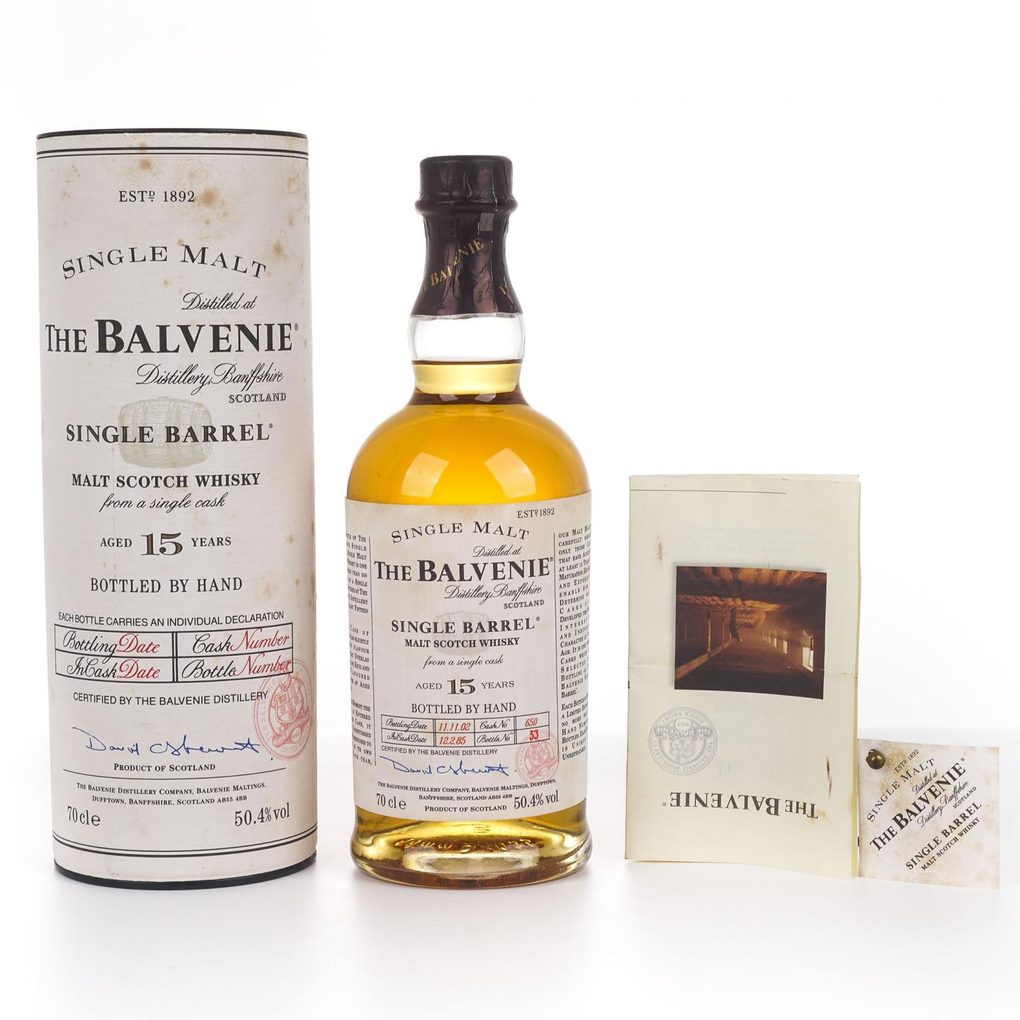Balvenie 百富 15年 1985-2002 单桶#650