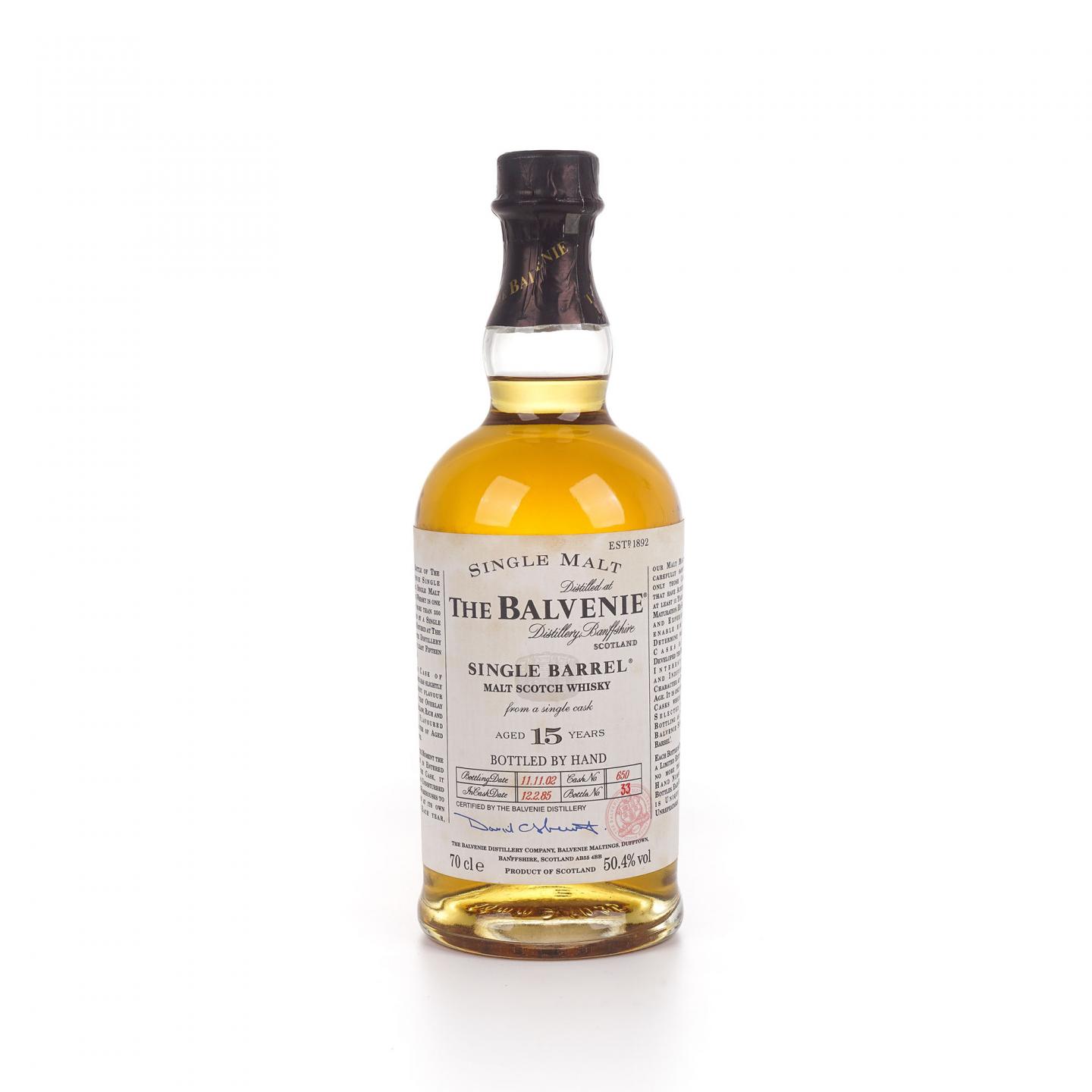 Balvenie 百富 15年 1985-2002 单桶#650