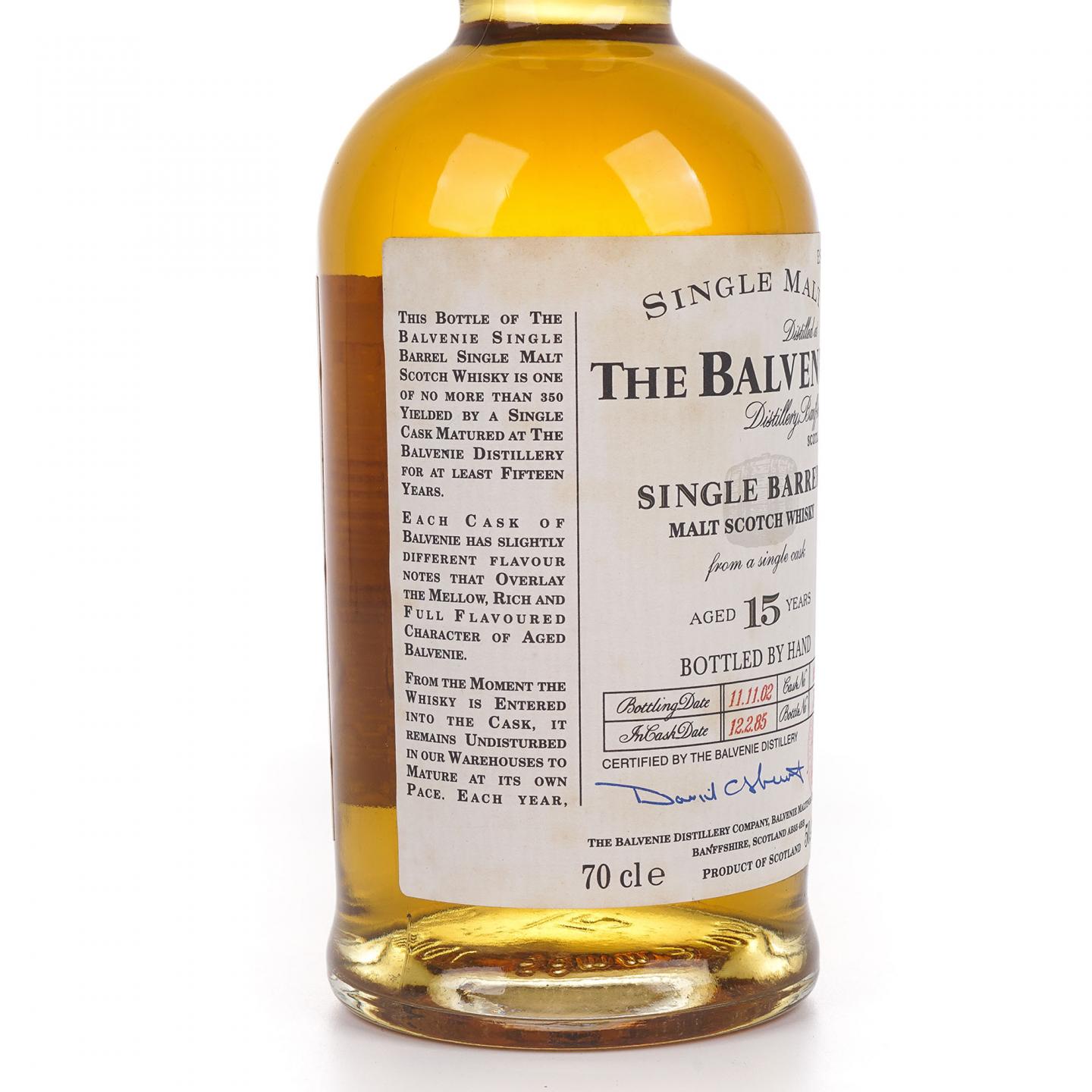 Balvenie 百富 15年 1985-2002 单桶#650