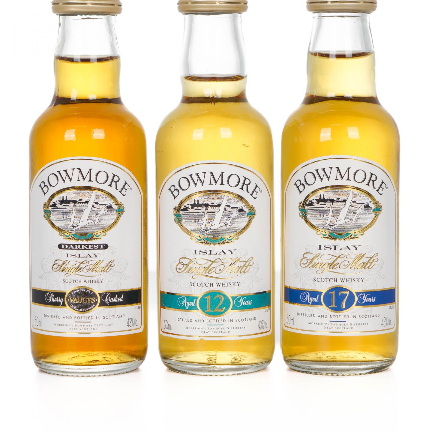 【酒版】Bowmore 波摩 海鸥标 50ml*3