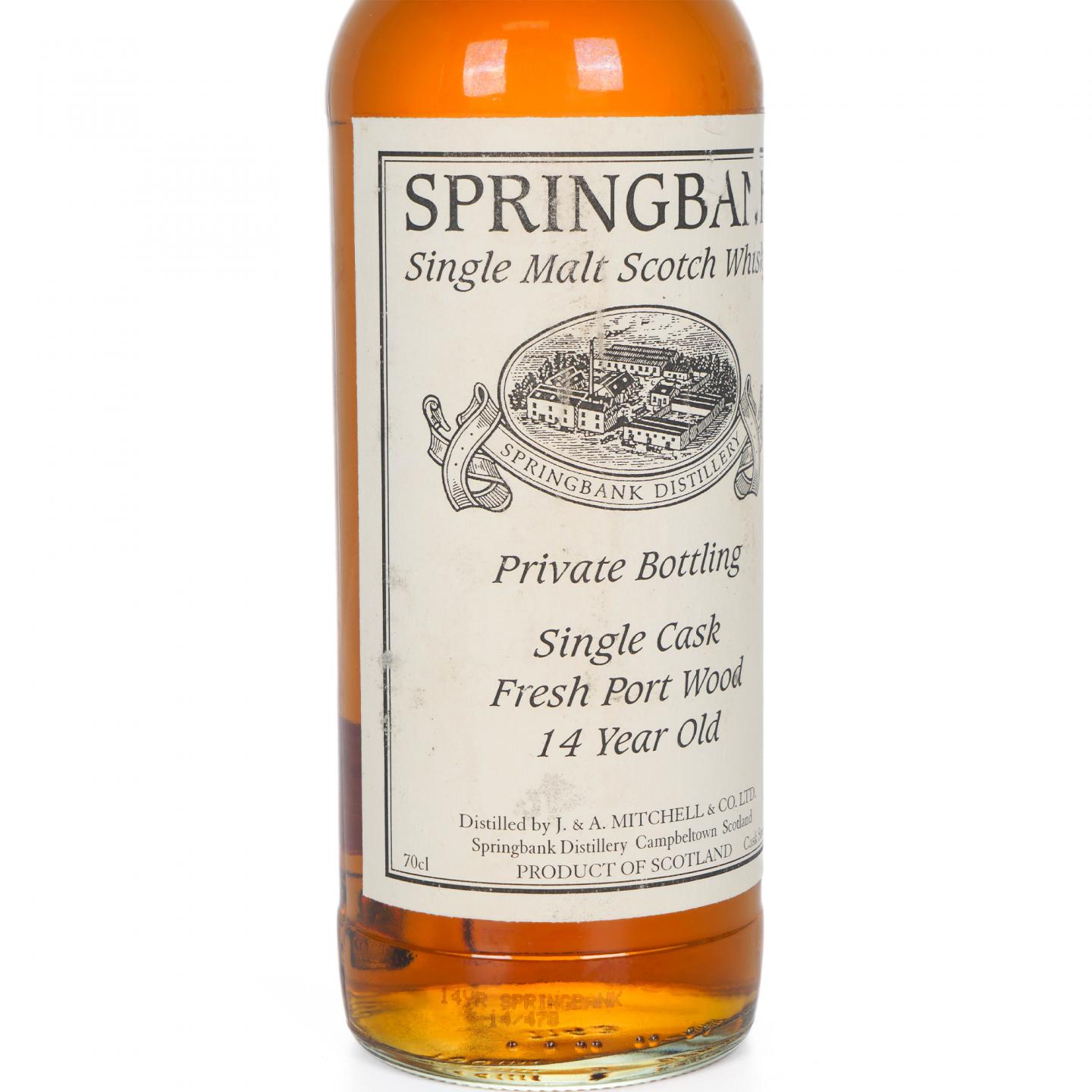 Springbank 云顶 14年 Private Bottling 单桶桶强