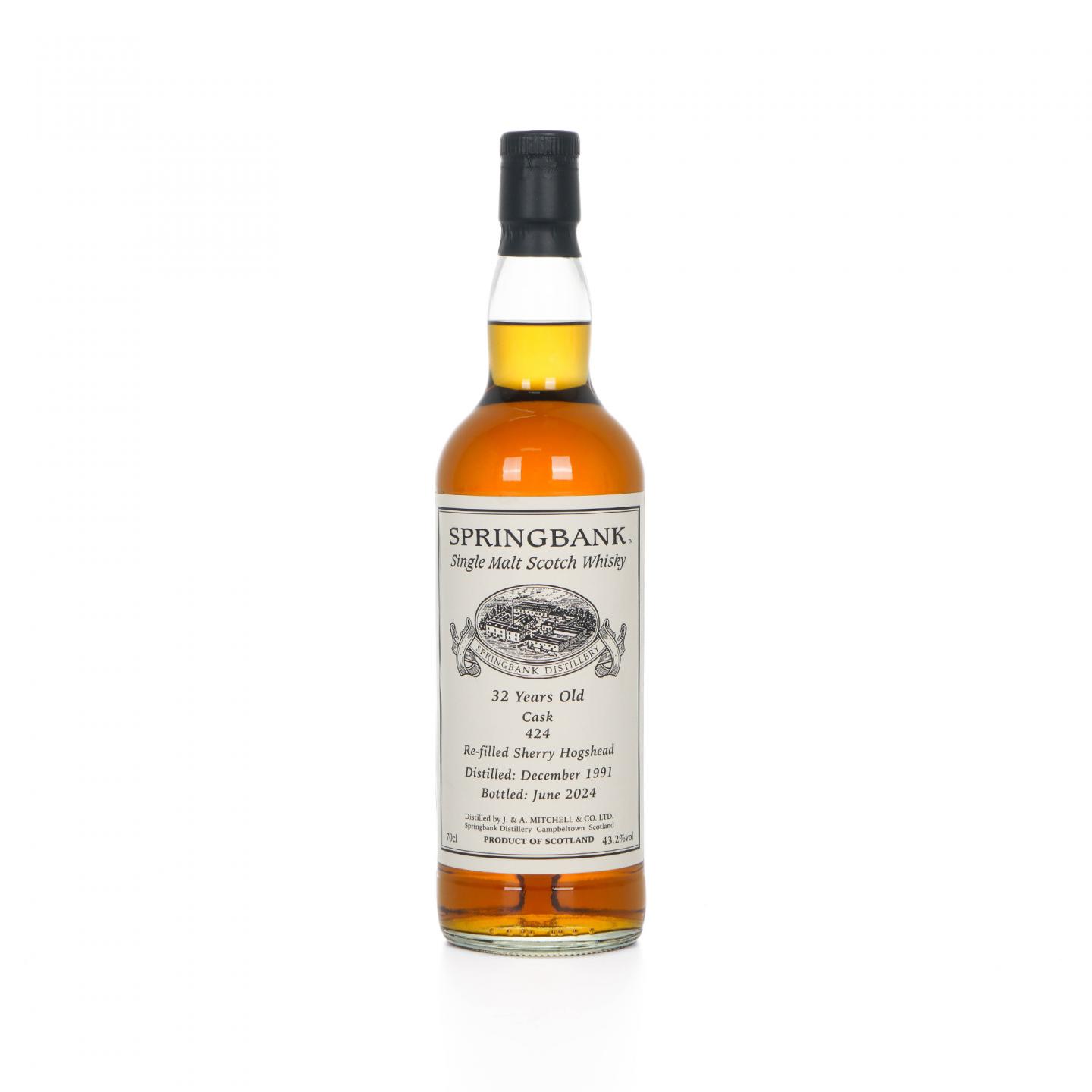 Springbank 云顶 32年 1991-2024 单桶#424