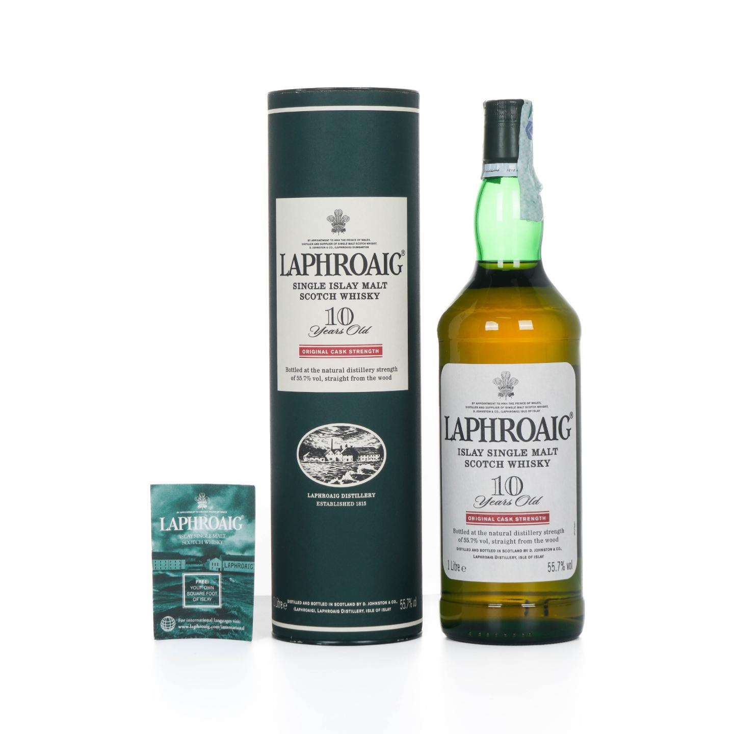 Laphroaig 拉弗格 10年 小红标 桶强 55.7% 1升装