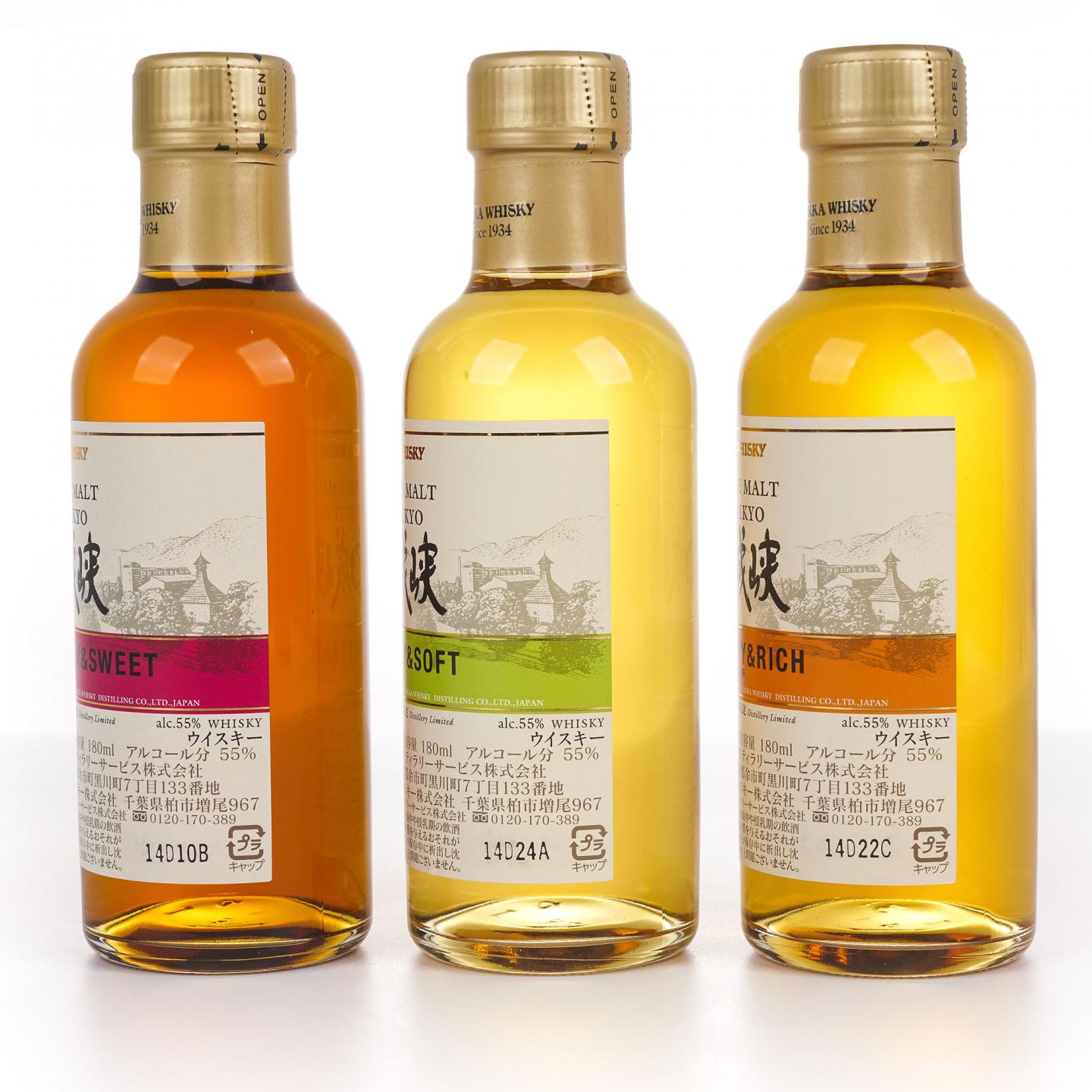 【中样】宫城峡 风味桶 Distillery Limited 180ml*3支组