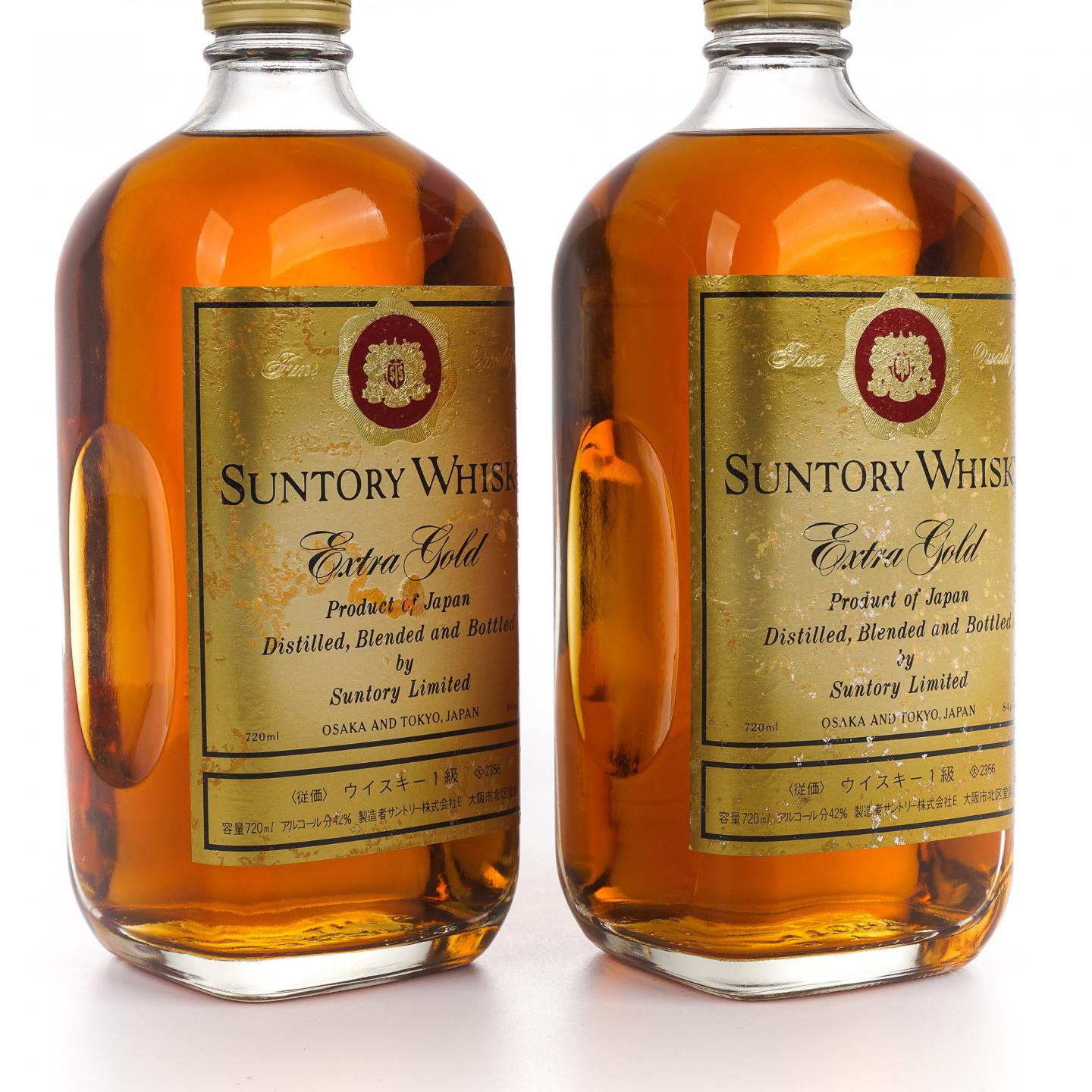三得利 Extra Gold 金狮标 特級 720ml*2 附赠甲级武夷奇种茶叶50g
