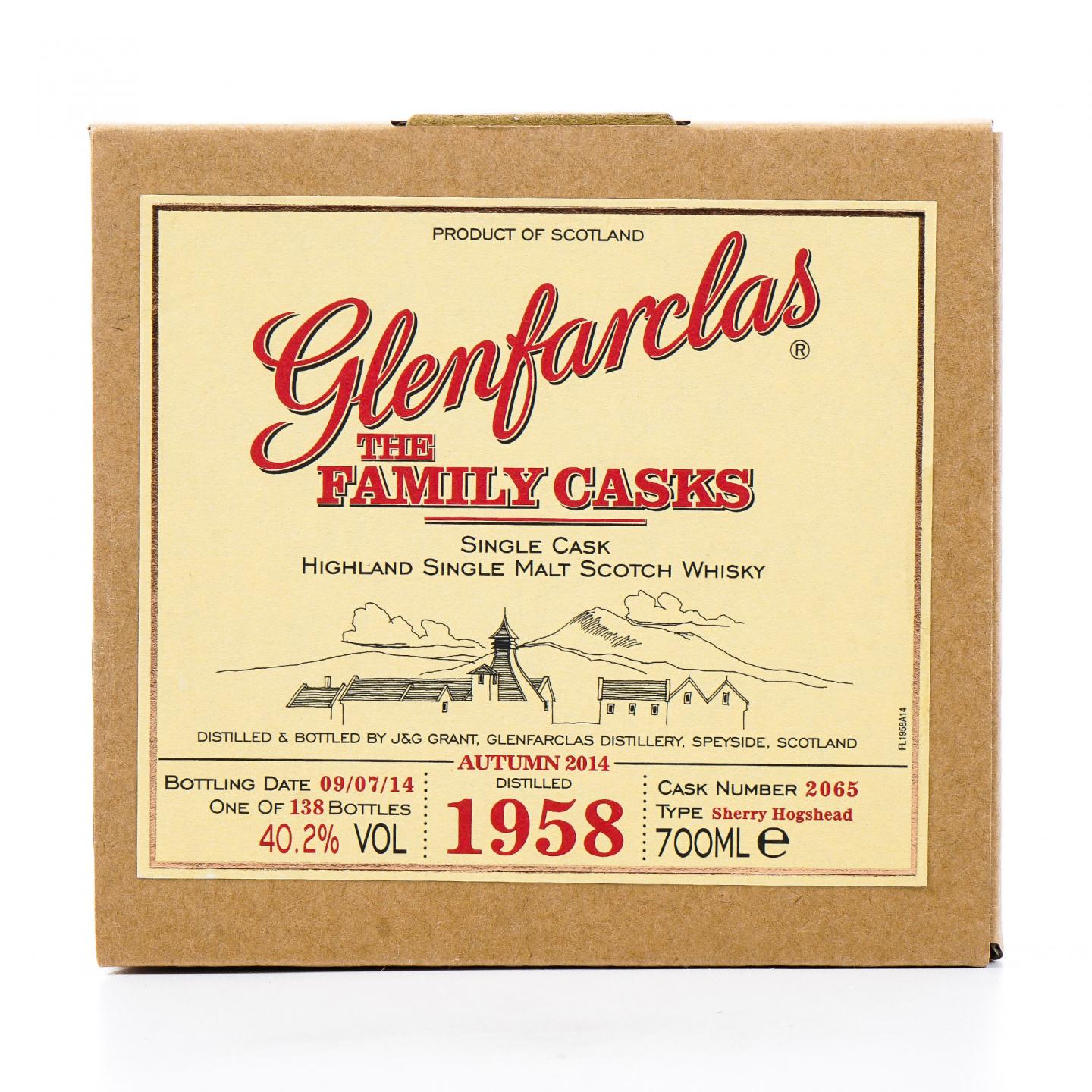 Glenfarclas 格兰花格 1958-2014 家族桶#2065