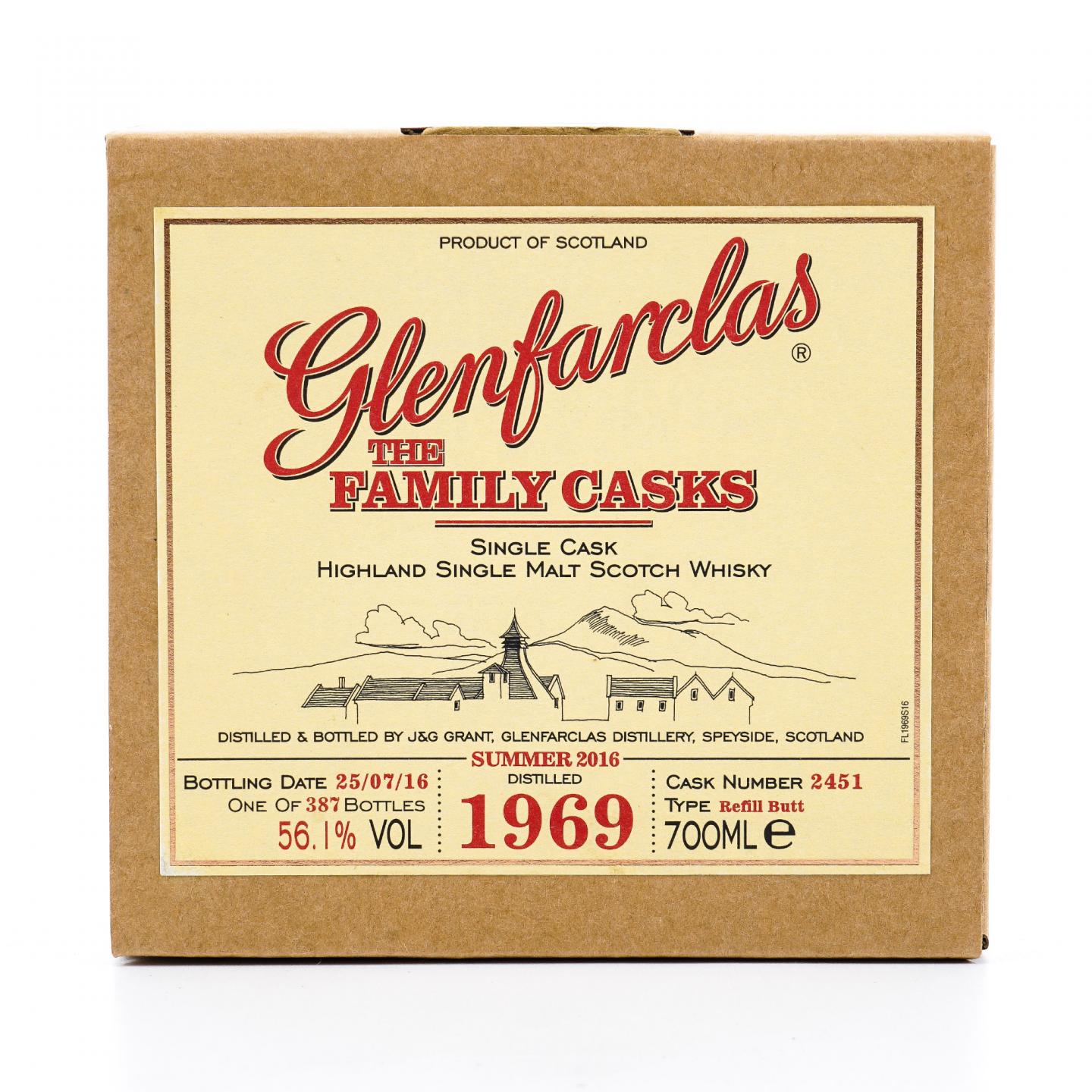 Glenfarclas 格兰花格 1969-2016 家族桶#2451