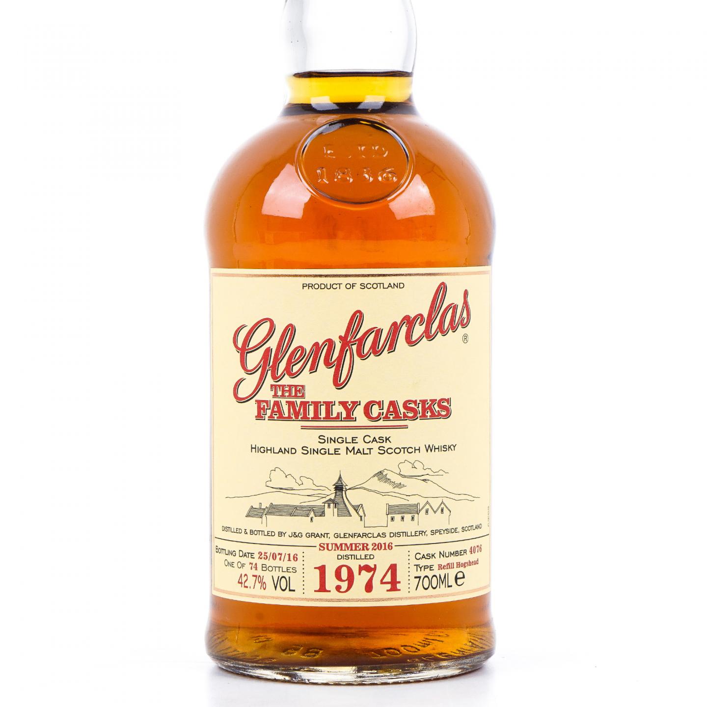 Glenfarclas 格兰花格 1974-2016 家族桶#4076