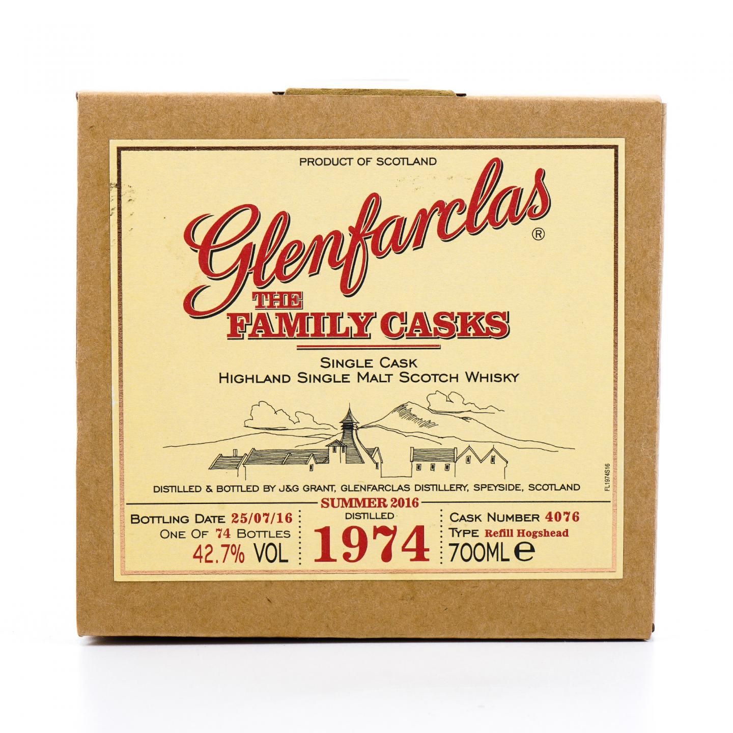 Glenfarclas 格兰花格 1974-2016 家族桶#4076