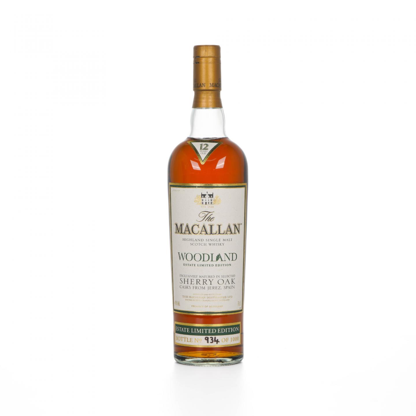 Macallan 麦卡伦 12年 Woodland Estate 雪莉桶限量版