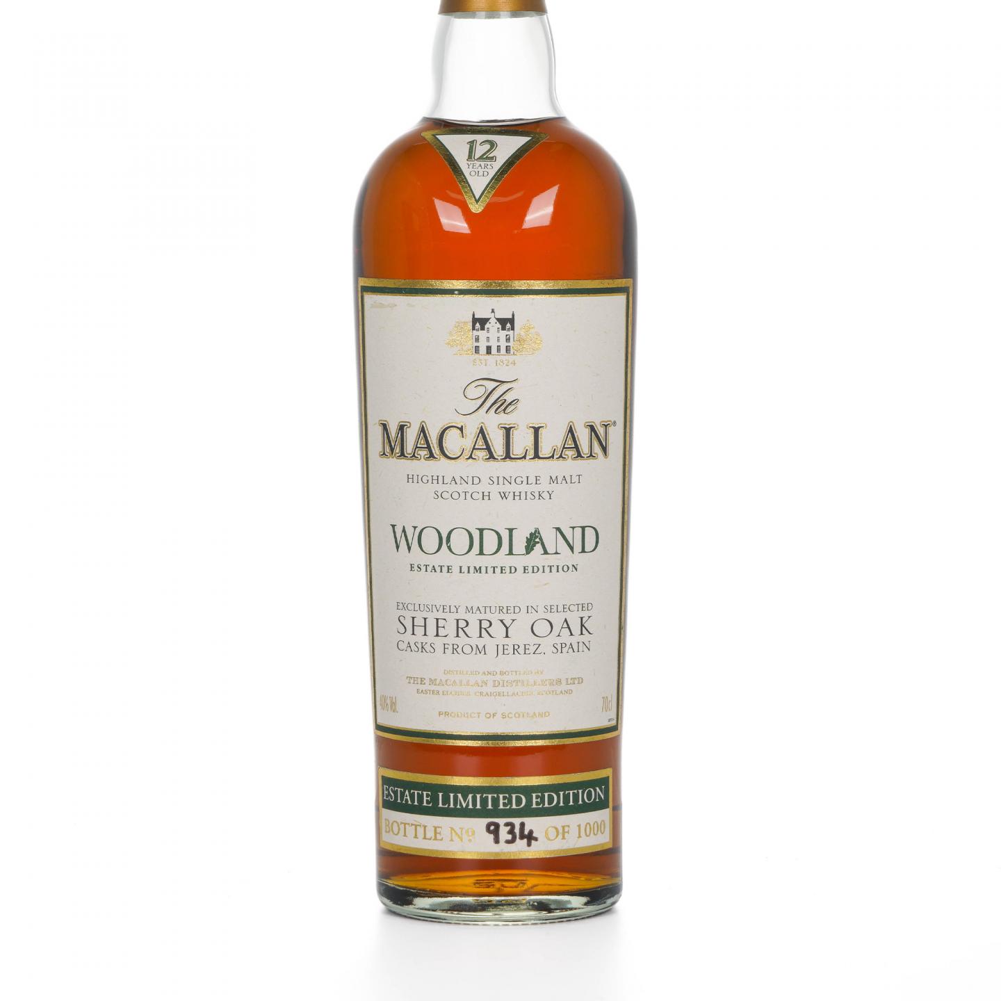Macallan 麦卡伦 12年 Woodland Estate 雪莉桶限量版