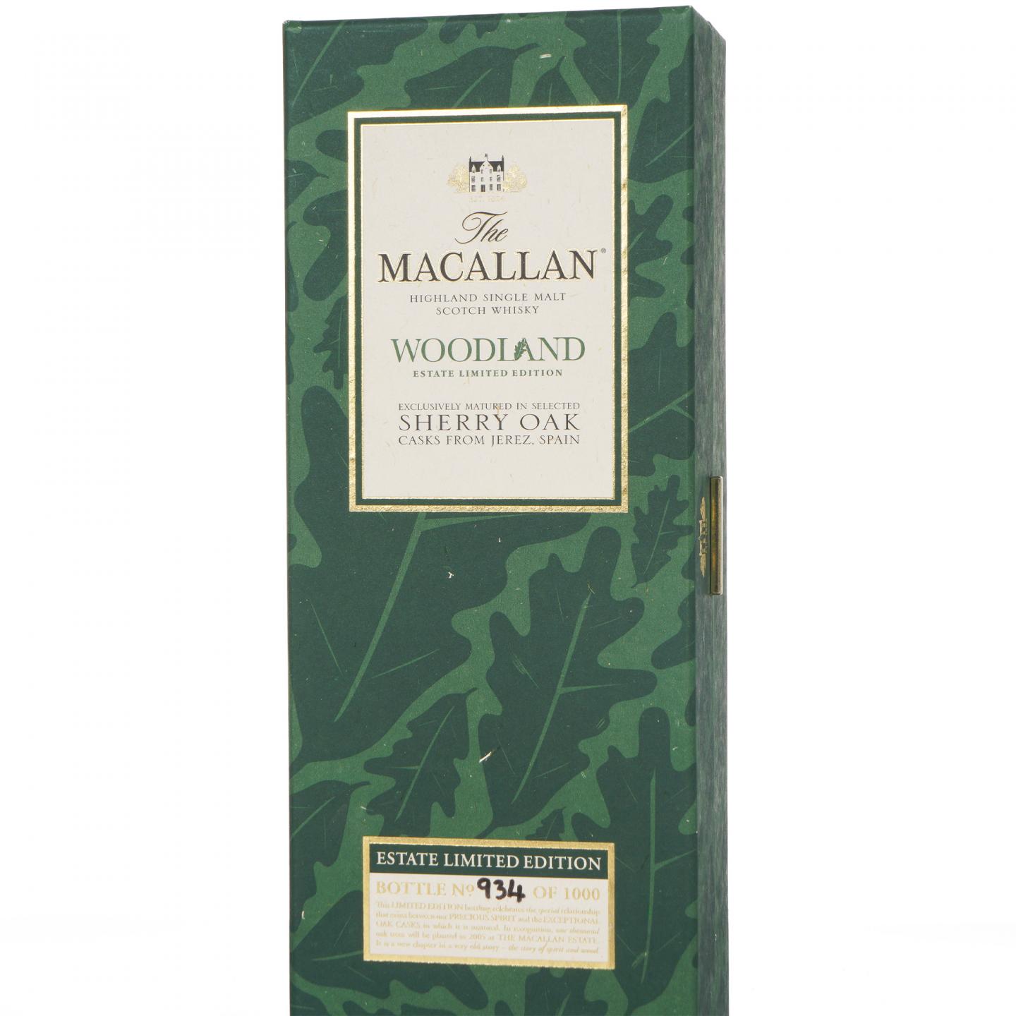 Macallan 麦卡伦 12年 Woodland Estate 雪莉桶限量版