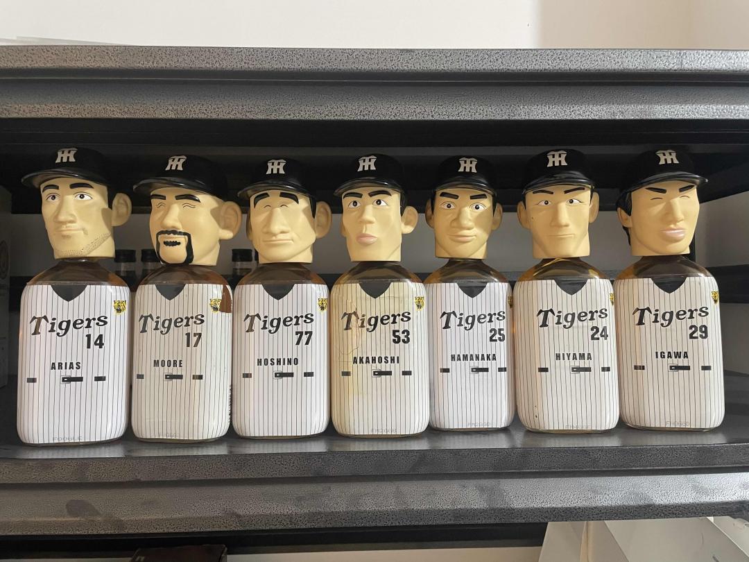 轻井泽阪神老虎队7瓶一组