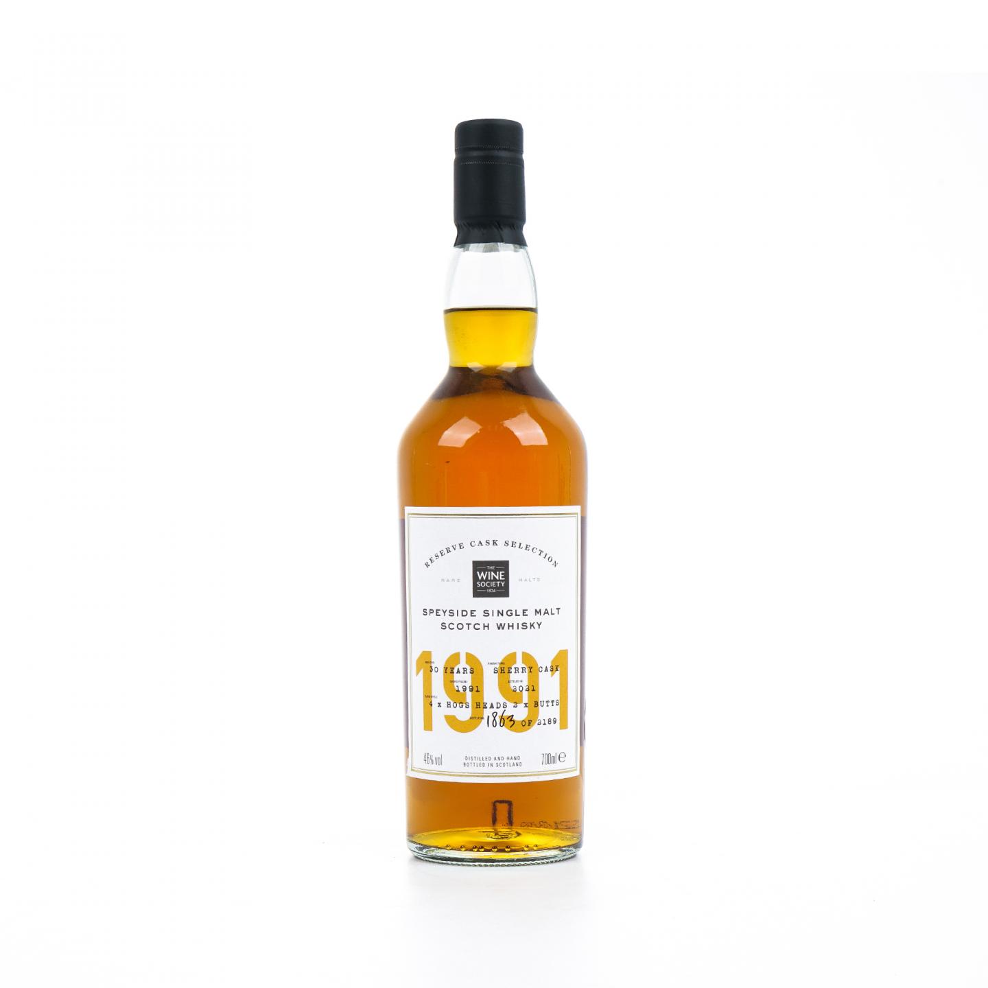 秘密斯佩塞 30年 1991-2021 雪莉桶后熟 The Wine Society