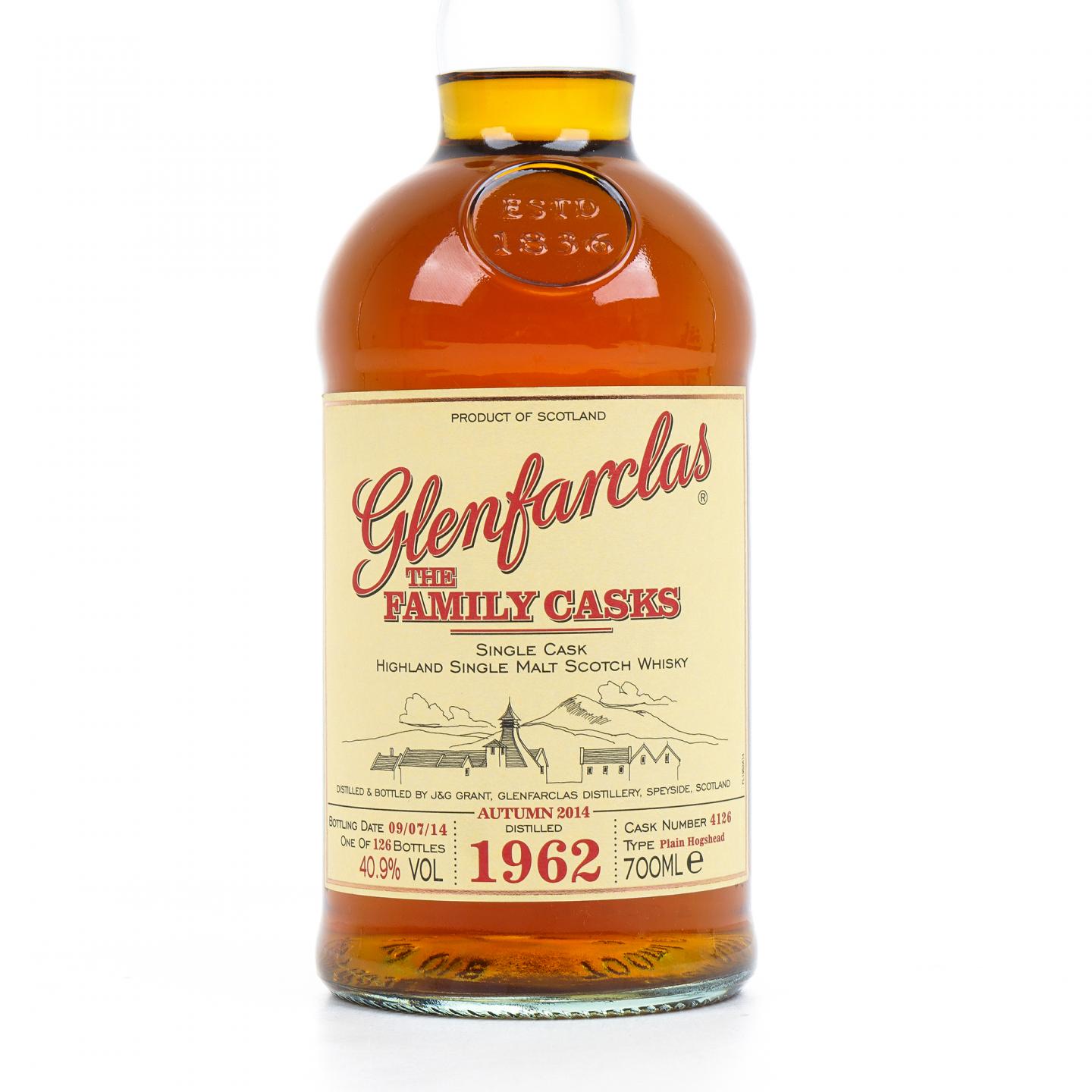 Glenfarclas 格兰花格 1962-2014 家族桶 单桶#4126