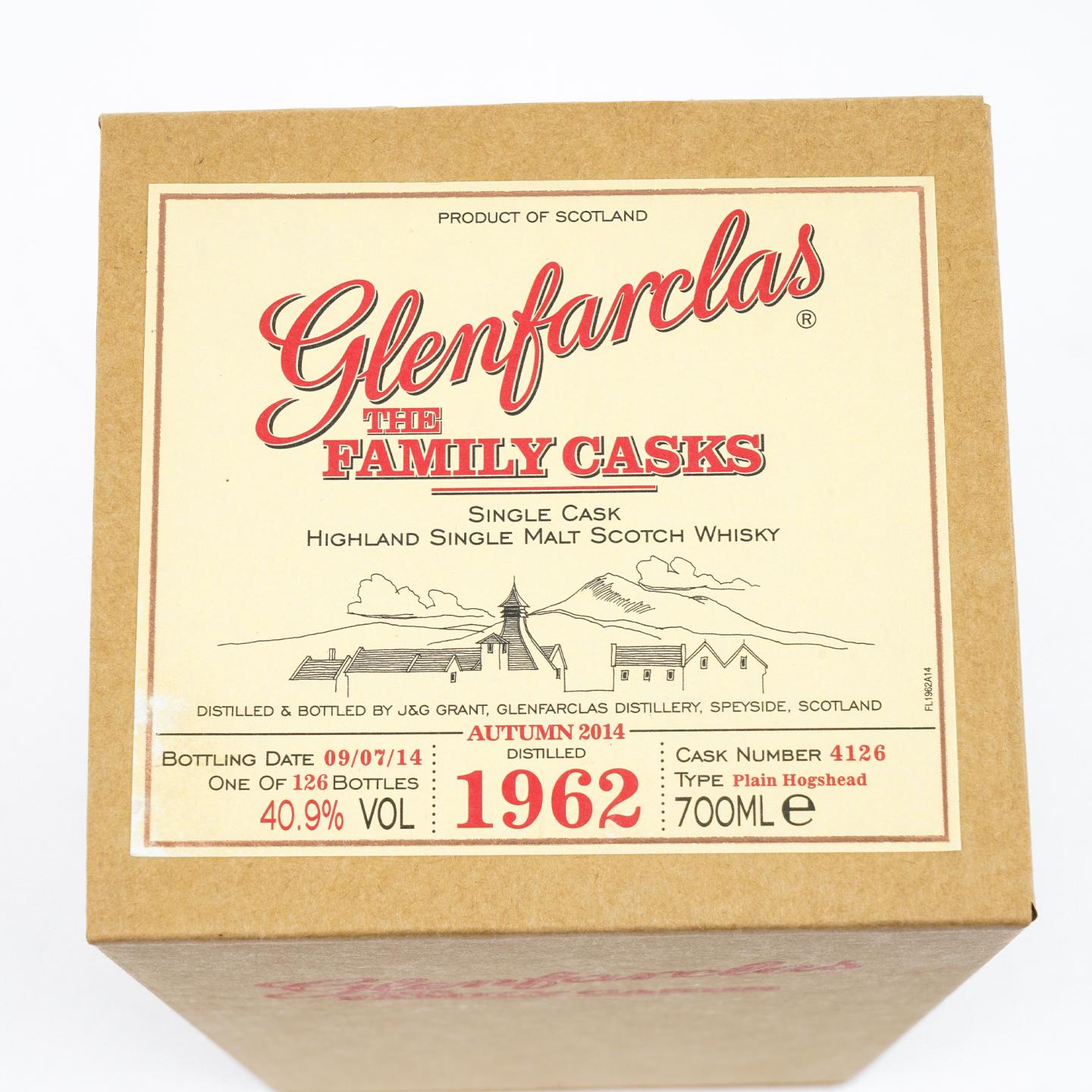 Glenfarclas 格兰花格 1962-2014 家族桶 单桶#4126