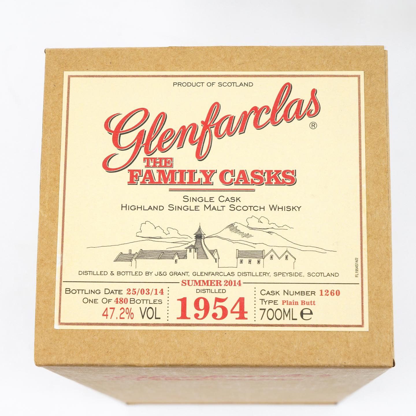 Glenfarclas 格兰花格 1954-2014 家族桶 单桶#1259 非原盒