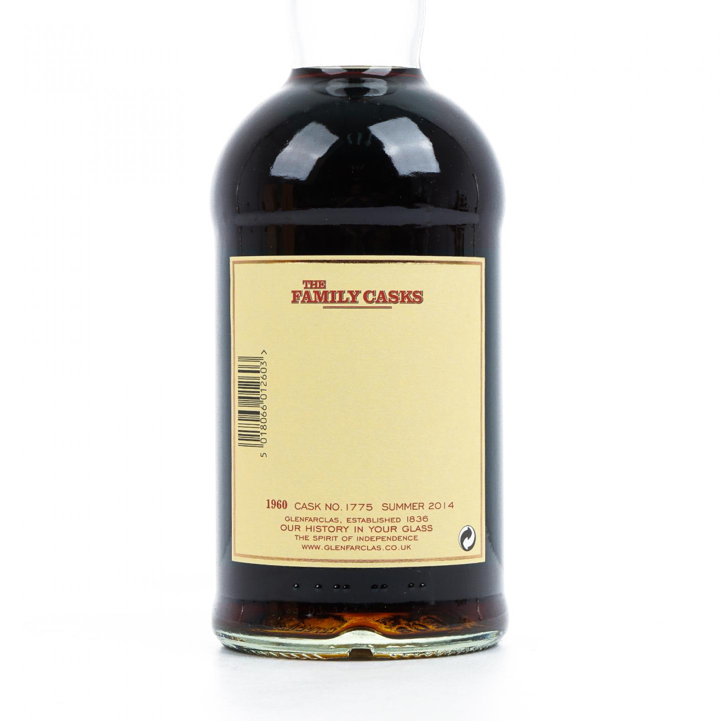 Glenfarclas 格兰花格 1960-2014 家族桶 雪莉桶#1775