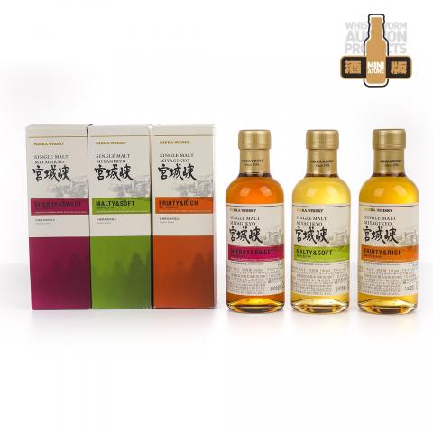 【中样】宫城峡 风味桶 Distillery Limited 180ml*3支组