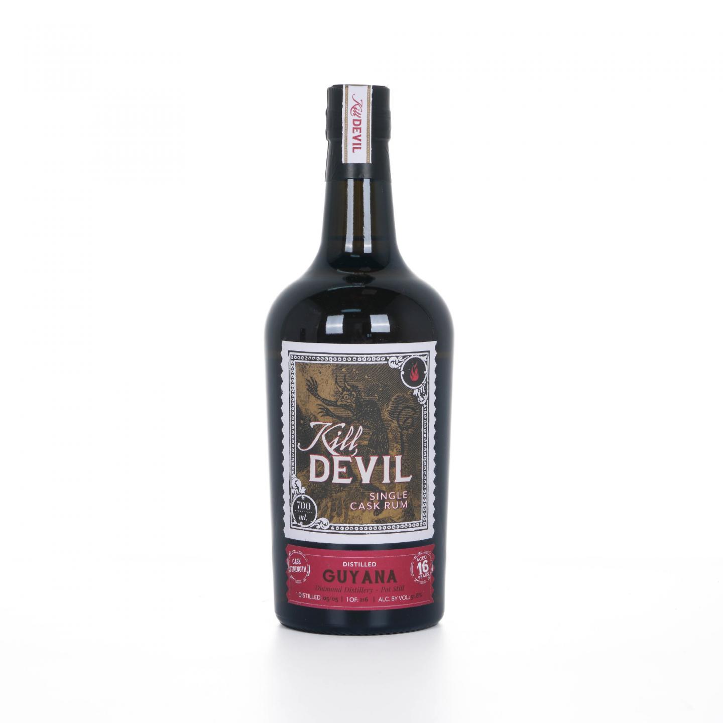 Guyana 钻石 16年 2005 Kill Devil 单桶朗姆酒 桶强 51.8%